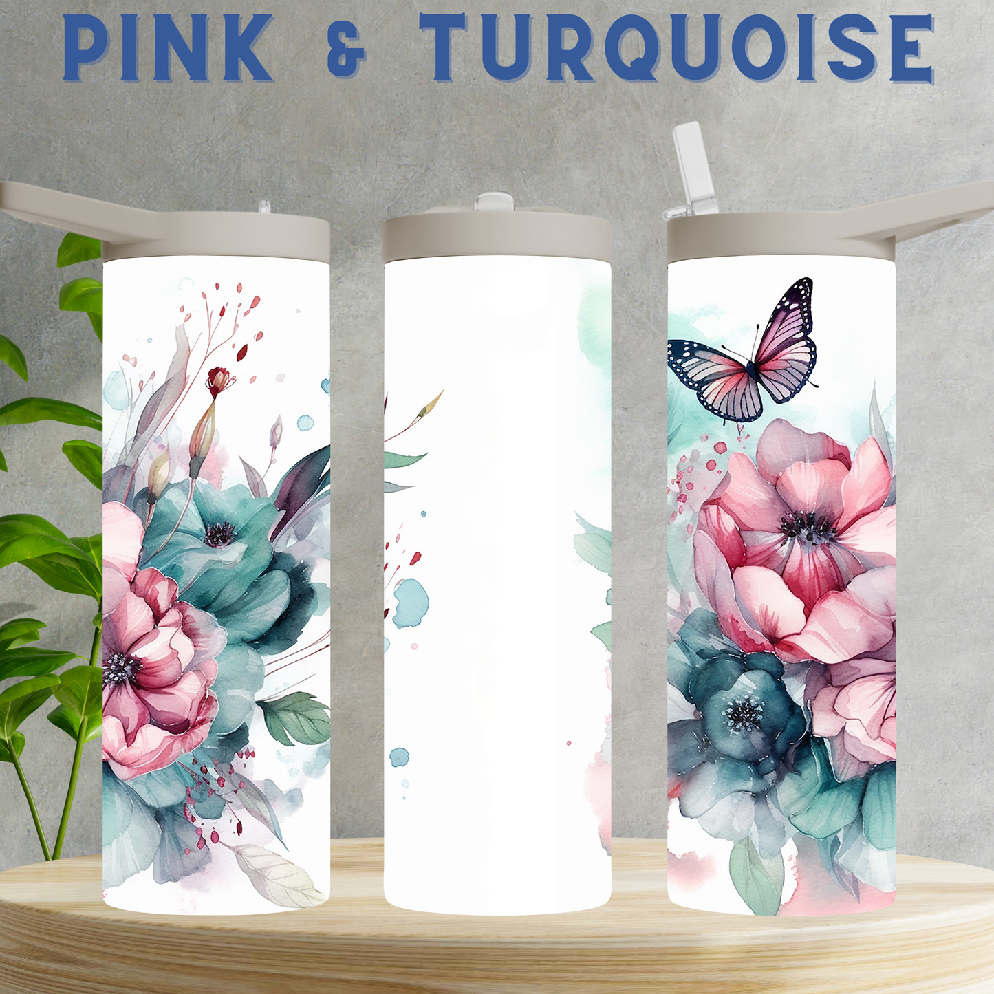 20oz Tumbler - Tan Portable Lid - Mum's Collection