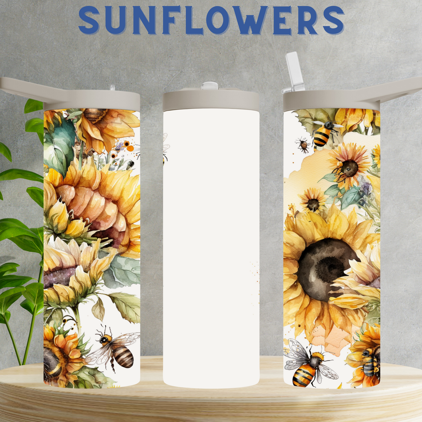 20oz Tumbler - Tan Portable Lid - Mum's Collection