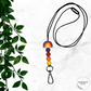 Boho Rainbow Lanyard