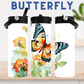 20oz Tumbler - Black Handle Lid -  Watercolour Animals