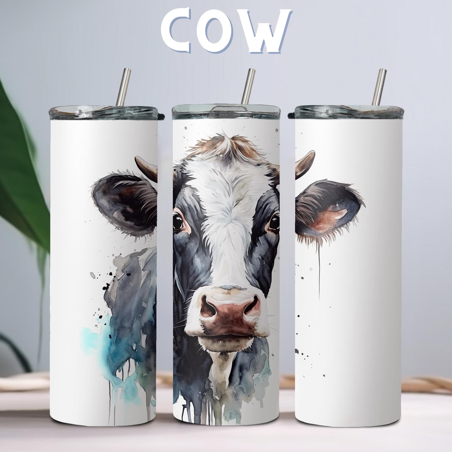 20oz Tumbler - Watercolour Animals