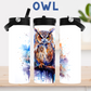 20oz Tumbler - Black Handle Lid -  Watercolour Animals