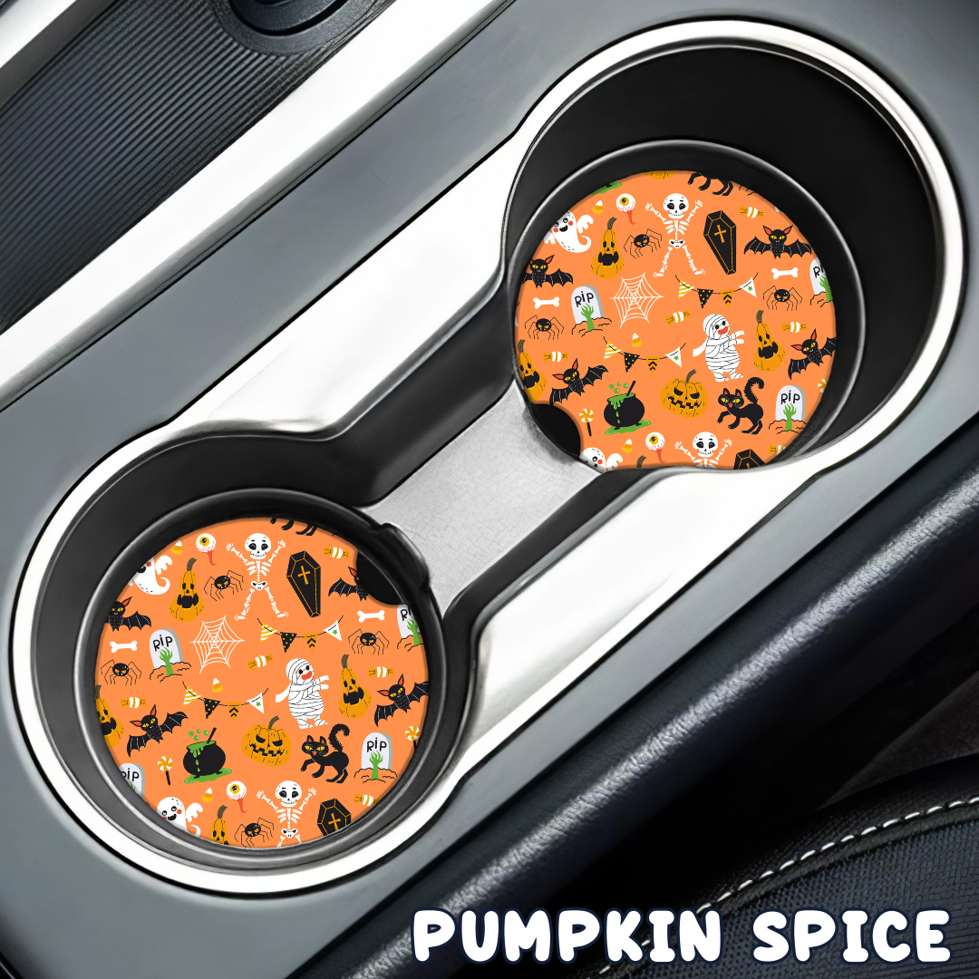 Car Coasters - Halloween