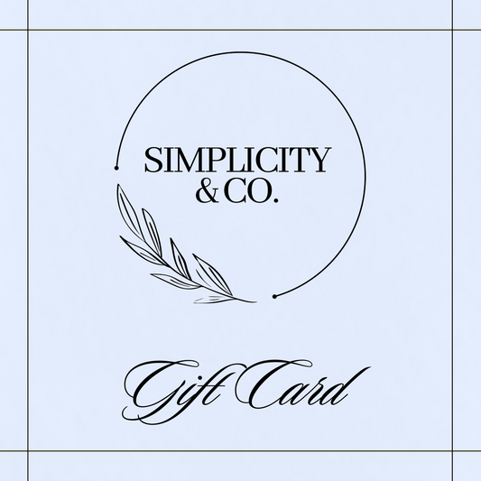 Simplicity & Co. Gift Card